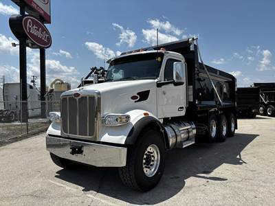 Peterbilt 567 Tri Axle Dump Truck - Paccar 430HP, 6 Speed Automatic