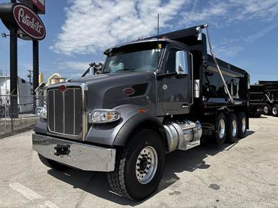 Peterbilt 567 Tri Axle Dump Truck - Paccar 430HP, 6 Speed Automatic