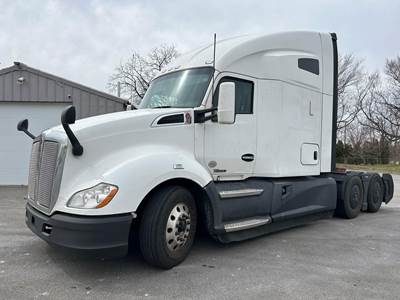 Kenworth T680 Sleeper Semi Truck - 76" Raised Roof Sleeper, Cummins 400HP, Automatic