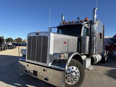 Peterbilt 389 Sleeper Semi Truck - 70" Mid Roof Sleeper, Cummins 605HP, Manual