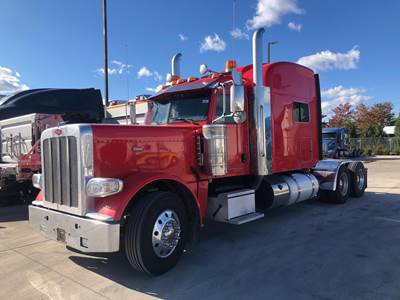 Peterbilt 389 Sleeper Semi Truck - 70" Mid Roof Sleeper, Cummins 605HP, Manual