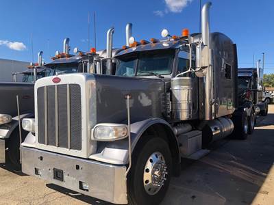 Peterbilt 389 Sleeper Semi Truck - 70" Mid Roof Sleeper, Cummins 605HP, Manual