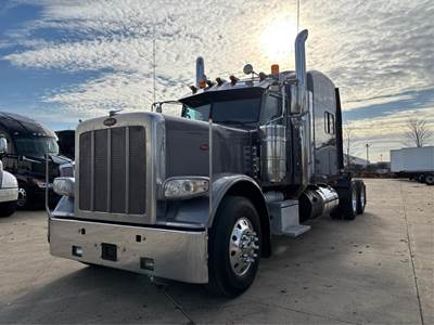 Peterbilt 389 Sleeper Semi Truck - 70" Mid Roof Sleeper, Cummins 605HP, Manual