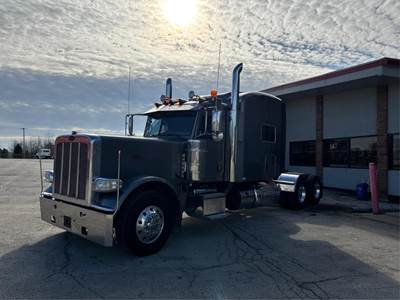 Peterbilt 389 Sleeper Semi Truck - 70" Mid Roof Sleeper, Cummins 605HP, Manual