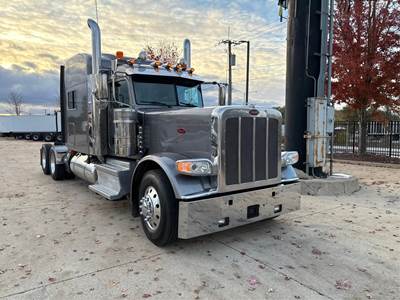 Peterbilt 389 Sleeper Semi Truck - 70" Mid Roof Sleeper, Cummins 605HP, Manual