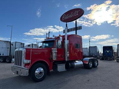 Peterbilt 389 Sleeper Semi Truck - 70" Mid Roof Sleeper, Cummins 605HP, Manual