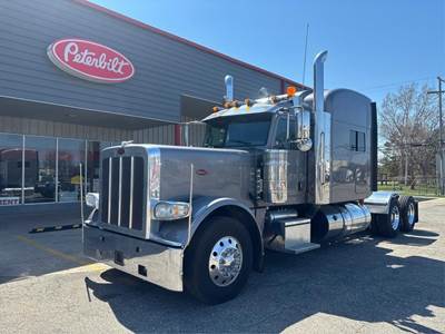 Peterbilt 389 Sleeper Semi Truck - 70" Mid Roof Sleeper, Cummins 605HP, Manual