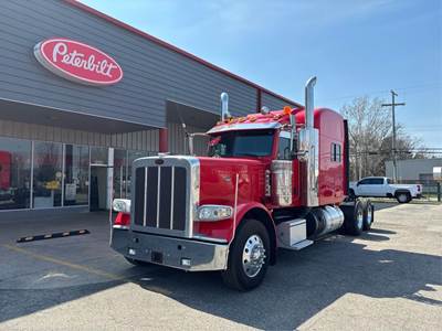 Peterbilt 389 Sleeper Semi Truck - 70" Mid Roof Sleeper, Cummins 605HP, Manual