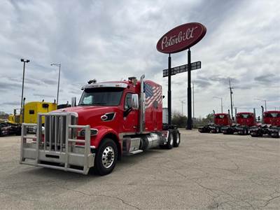 Peterbilt 567 Sleeper Semi Truck - 80" Raised Roof Sleeper, Paccar 510HP