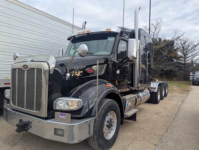 Peterbilt 567 Tri Axle Sleeper Semi Truck - 80" Raised Roof Sleeper, Cummins 565HP, Automatic