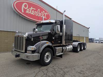 Peterbilt 567 Tri Axle Sleeper Semi Truck - 80" Raised Roof Sleeper, Cummins 565HP, Automatic