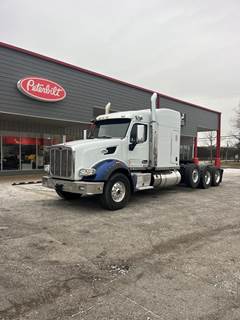 Peterbilt 567 Tri Axle Sleeper Semi Truck - 80" Raised Roof Sleeper, Cummins 605HP, Manual