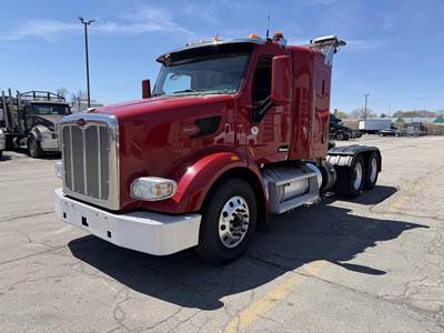 Peterbilt 567 Sleeper Semi Truck - 44" Flat Top Sleeper, Paccar 455HP, Manual