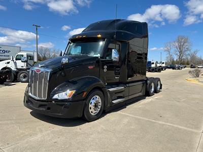 Peterbilt 579 Sleeper Semi Truck - 80" Raised Roof Sleeper, Cummins 500HP, Amt
