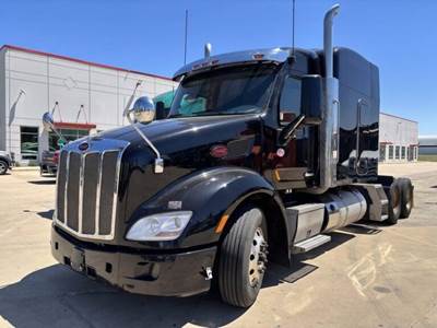Peterbilt 579 Sleeper Semi Truck - 80" Mid Roof Sleeper, Cummins 450HP, 12 Speed Automatic
