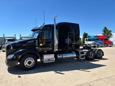 Peterbilt 579 Sleeper Semi Truck - 80" Mid Roof Sleeper, Cummins 450HP, 12 Speed Automatic