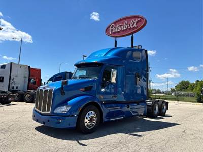 Peterbilt 579 Sleeper Semi Truck - 80" Raised Roof Sleeper, Cummins 500HP, 12 Speed Automatic
