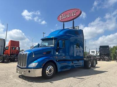 Peterbilt 579 Sleeper Semi Truck - 80" Raised Roof Sleeper, Cummins 500HP, 12 Speed Automatic