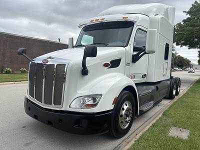 Peterbilt 579 Sleeper Semi Truck - 80" Raised Roof Sleeper, Paccar 455HP, 12 Speed Automatic