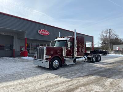 Peterbilt 589 Sleeper Semi Truck - 72" Mid Roof Sleeper, Cummins 565HP, 18 Spd Speed