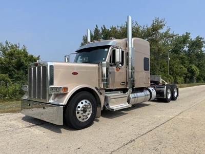 Peterbilt 589 Sleeper Semi Truck - 80" Mid Roof Sleeper, Cummins 565HP, 18 Speed Manual