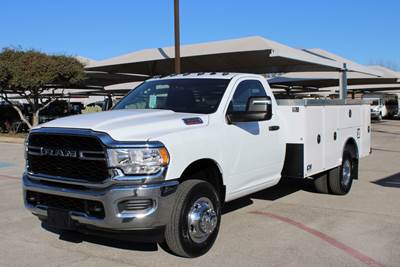 2024 RAM 3500 TRADESMAN REG CAB 84"C/A 4X4 Service Truck Body - CM TRUCK BEDS Service Utility Truck Body