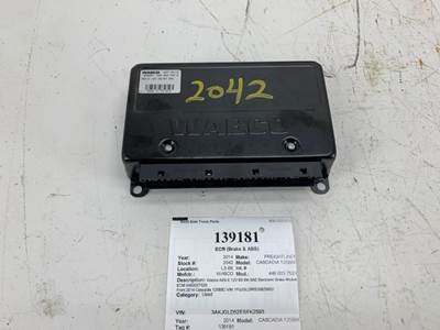 Wabco 446 003 752 0 ABS Control Module for a Freightliner CASCADIA 125BBC