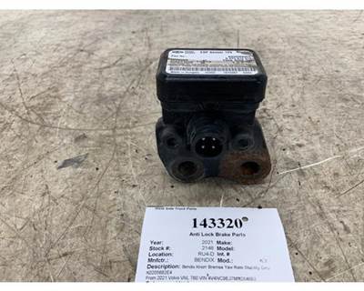 Used Bendix Yaw Rate Stability Sensor K0205682E4 from 2021 Volvo VNL 760