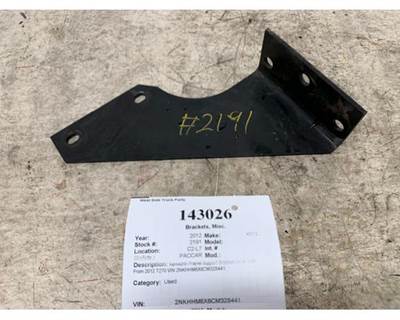 Paccar A11-6127 Left Bracket for a Kenworth T270