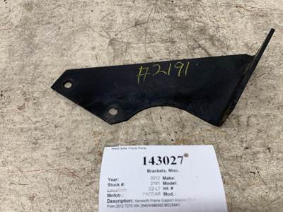 Paccar A11-6127R Right Bracket for a Kenworth T270