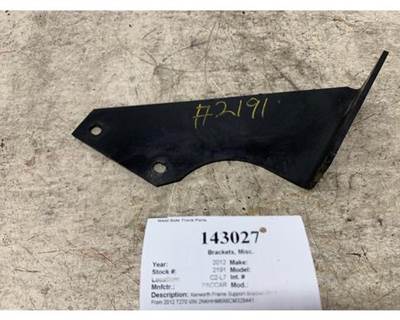 Paccar A11-6127R Right Bracket for a Kenworth T270