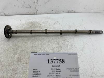Detroit 14720500801 Camshaft for a Freightliner CASCADIA