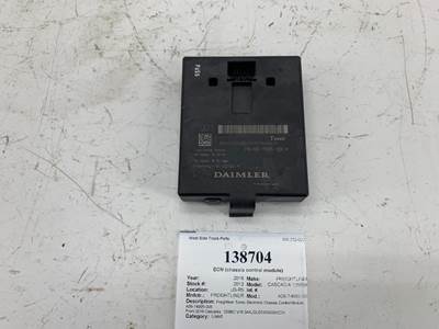 Freightliner A06-74995-008 Chassis Control Module for a Freightliner CASCADIA 125BBC
