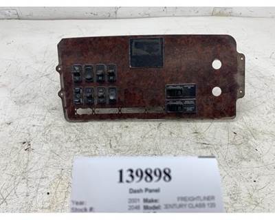 Freightliner Century Class 120 Dash Panel with Rocker Switches, Part # 22-45867-000