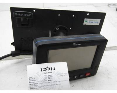 2012 Freightliner Cascadia Dash Panel with Trailer Brake & PeopleNet On-Board Computer