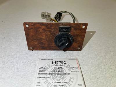 2006 Kenworth T800 OEM Dash Panel, Part # S64-1066-5