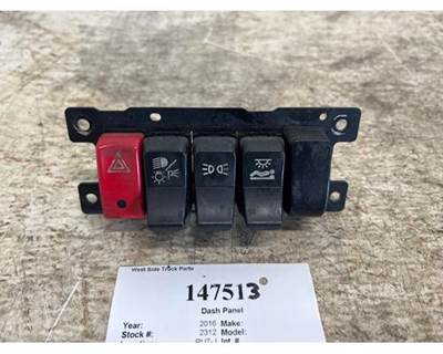 Used 2016 Kenworth T680 Hazard Rocker Switch Panel