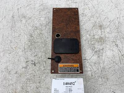 Kenworth U64-1125-0115 Dash Panel for a Kenworth T600
