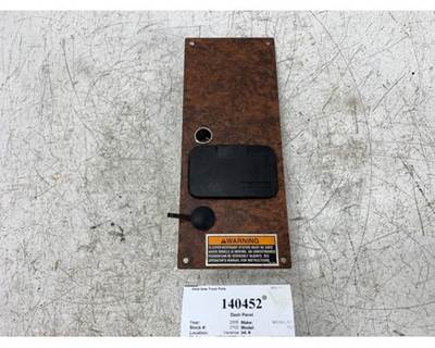 2006 Kenworth T600 Lighter and Ashtray Panel, Part # U64-1125-0115