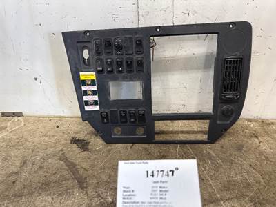 2018 Mack CXU612 Dash Panel with Rocker Switches, Part # 84MT5102M