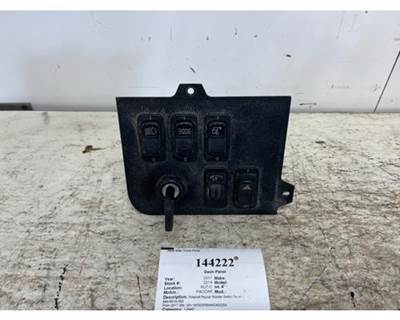 Paccar Rocker Switch Panel with Ignition Switch S64-6015-550 for Peterbilt 389