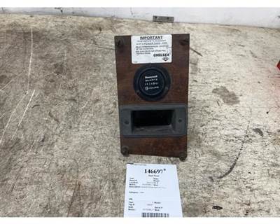 Peterbilt 378 Dash Panel with Gauge and Storage Bin, Part # 17-02772