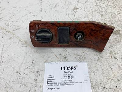 Volvo 3176251 Dash Panel for a Volvo VHD