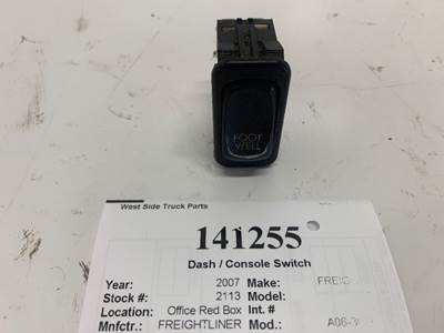 Freightliner A06-30769-005 Dashboard Switch for a Freightliner ST120