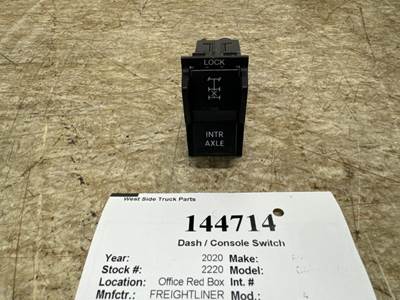Freightliner A12-26539-001 Dashboard Switch for a Freightliner CASCADIA 126