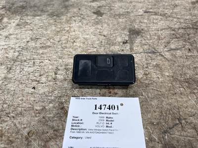 Volvo 3944083 Right Door Electrical Switch for a Volvo VN