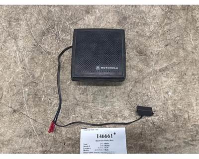 Motorola 2 Way Radio External Speaker, Part # HSN4031B, for Mack CH613