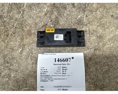 Paccar Master Switch Control Module Q21-1136-002-003 for 2023 Kenworth T880