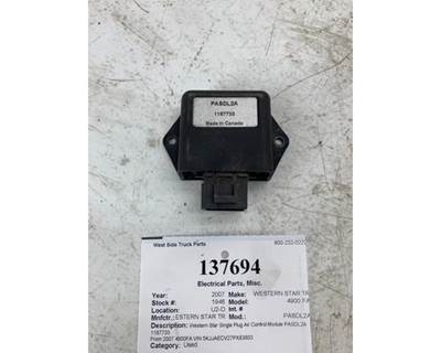Western Star Single Plug Air Control Module PASDL2A, Part # 1187733
