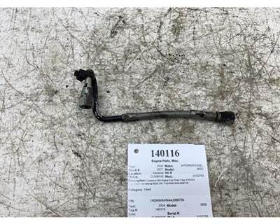 Cummins ISM Engine Fuel Drain Tube, Part # 3102753, From 2004 International 8600